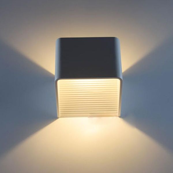

wall lamp indoor lighting 6w cob high-end cube light aluminum 85-265v luminous bathroom living room home decoration