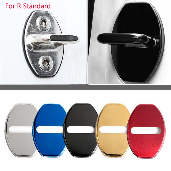 

4pcs stainless steel door striker cover lock buckle cap for vw gti tiguan lingdu santana polo