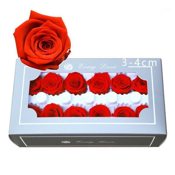 

zl 12 pack eternal flower rose flower gift box home decoration valentine's day gift diy art rose gift001