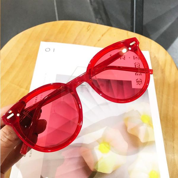 

sunglasses tr90 frame big eyewear gradient round women brand designer uv400 hip hop sun glasses fml, White;black