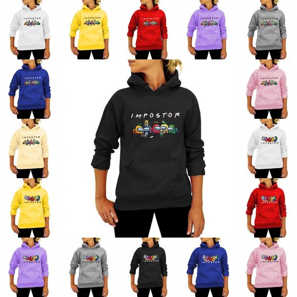 

2021 among us hoodies casual pullover hooded streetwear sweatshirt winter among us thick hoodie for men and women long sleeve fy7374, Blue;black
