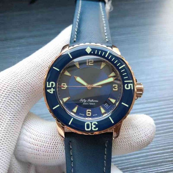 

zf 50 series barracuda automatic mechanical mens watch ceramic ring sports super luminous waterproof, Slivery;brown