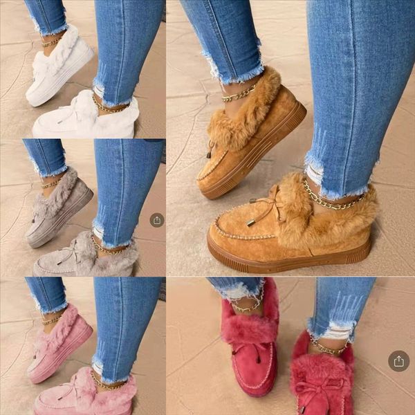 

pi5ht rabbit yarn cotton slippers new warm home mop cartoon cute female indoor shoes slipper cotton couples chaussons adultes plus snow, Black