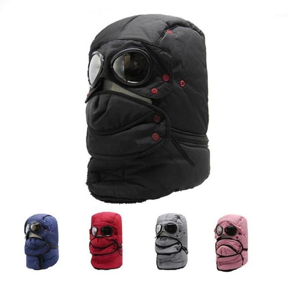 

cycling caps & masks cap warm winter men original design hats for women waterproof hood hat1, Black