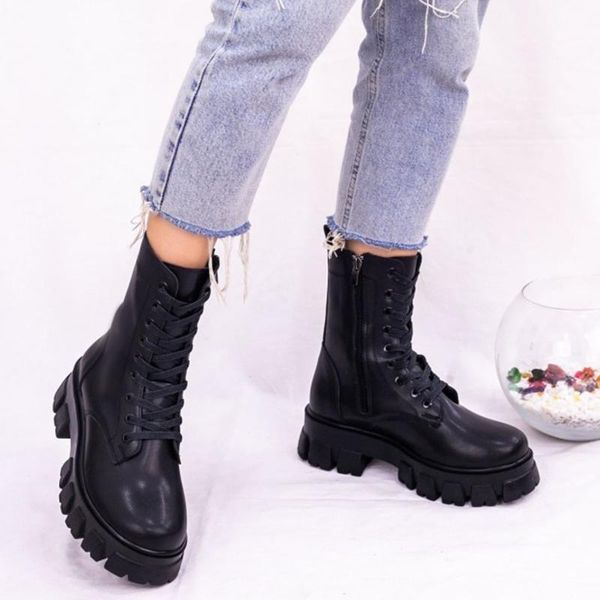 

hope black skin boots 2021 fashion women 's winter boots lace-up and zipper high heel and ortc insole casual comfortable clothing
