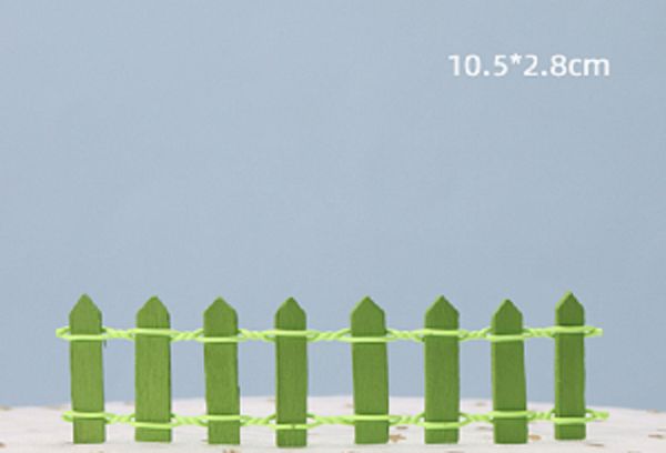 

garden supplies mini fencing fence fairy garden miniatures gnome moss terrariums deskbottle garden resin crafts decoration for home