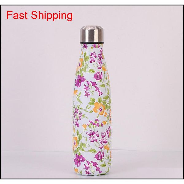 

stainless steel vacuum insulated water bottle flask thermal sports chilly 500ml outdoor sports campin qylksh bdebaby