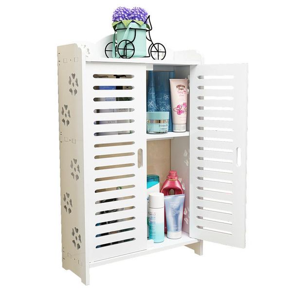 

white wood bathroom shelve rack toilet storage rack hairdryer toilet toiletries storage cabinet waterproof without punching