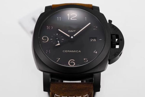 

vs pam441 all-ceramic case with a diameter of 44mm, equipped with vs second generation p9001 movement upgrade, time adjustment function: hou, Slivery;brown