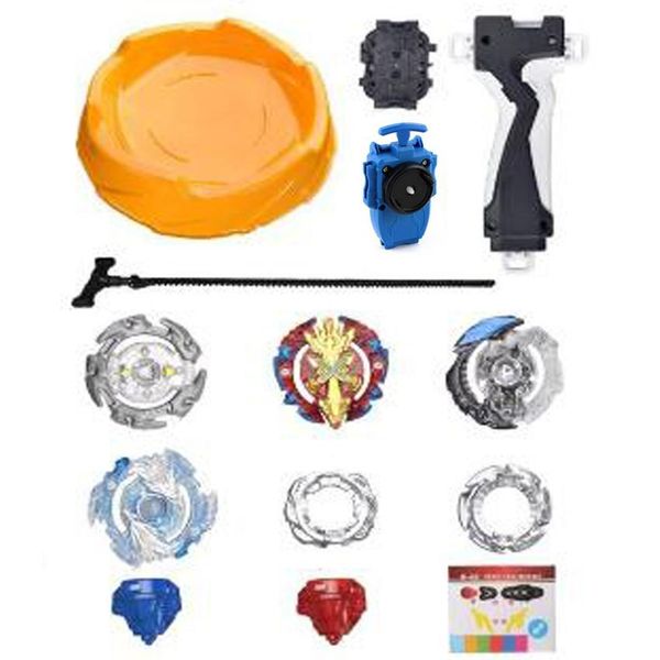 

4pcs beyblades metal funsion 4d с launsher и ручкой спиннинг top 3n180a beyblades набор с оригинальной коробкой bbyscl