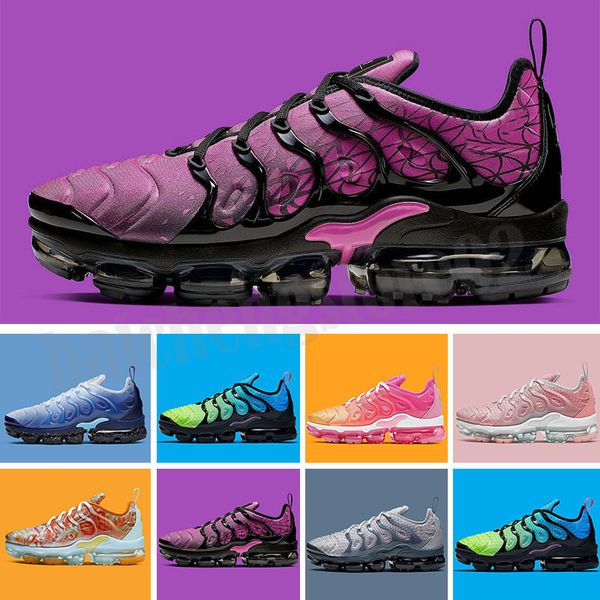 

2021 original tn plus fashion running shoes sale volt hyper violet men women shoes triple designer white black red blue trainer tn shoes