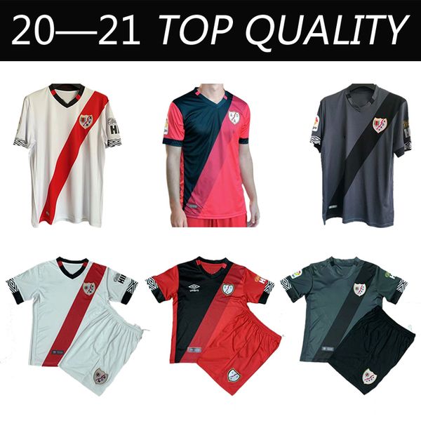 

мужчины rayo vallecano soccer jersey 20 21 camisetas de fútbol josé pozo bebé antoñín alvaro 2020 2021 домашний домой третья футболки, Black;yellow