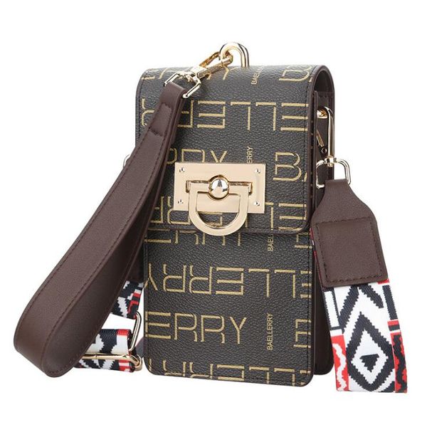 

wholesale women handbag street trend printing womens messenger bag personality contrast leather shoulder bags joker leathers mobile phone pu, Red;black