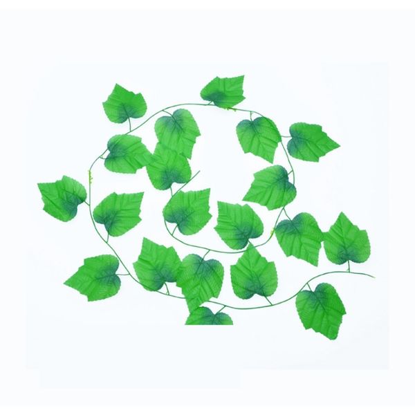 

240см лот искусственные установки для декора рождественские дома свадьба diy гарранс флоркастика шелковый розовый цветок крепки зеленый лист