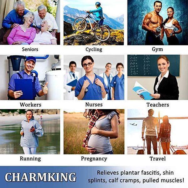 

men women new compression socks color black dot golf 30 mmhg tube animal outdoor running cycling long pressure stockings1