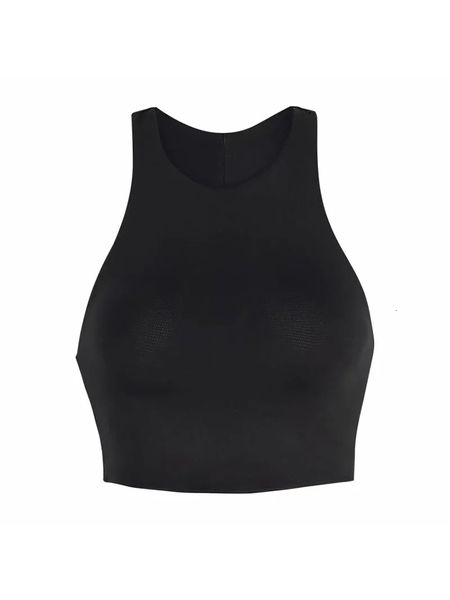 

2021 new practical all the raglan neck-neck games thin cotton drawing high-elastic tanks ops for solid women high street 3vf5, White