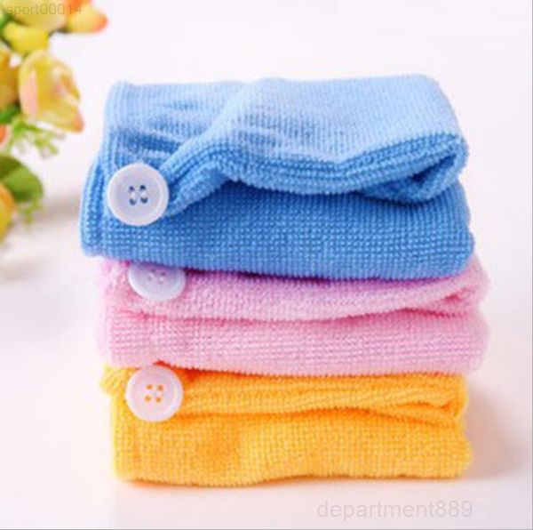 

women turbans microfiber magic dry drying bathing towel super absorbent turban hat spa caps hair wrap owc3660