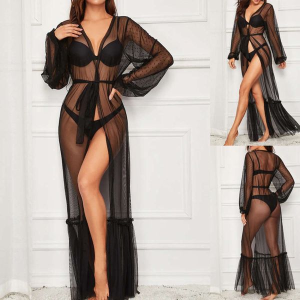 

underwear lace drs pajamas long nightgown net red, Black;white