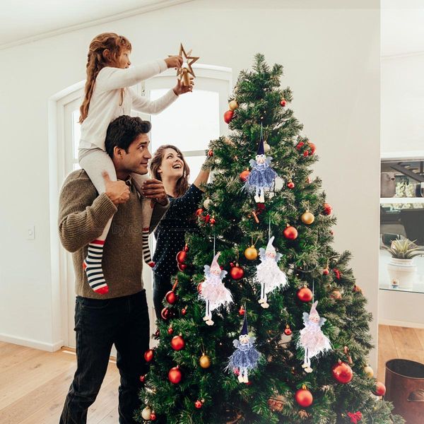 

4 шт novel прекрасные рождественские куклы подарки прочный восхитительный партия украшения куклы украшений для магазина рождество главная де