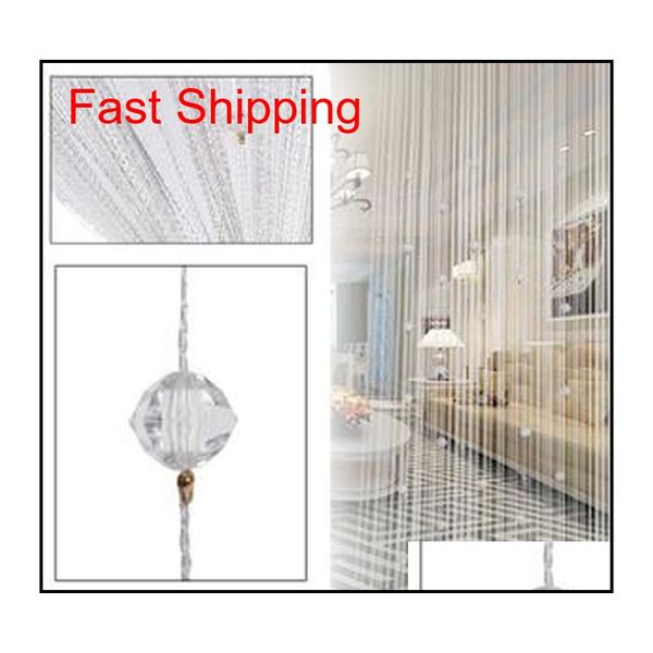 

25tassel curtain crystal beads tassel silk string curtain window valance door divider sheer jlltvp mxyard