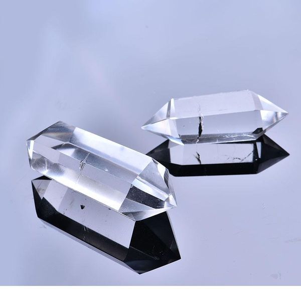 

1pc natural white crystal crystal point mineral jewelry magic repair home home decoration study room decoration qylqhu, Black