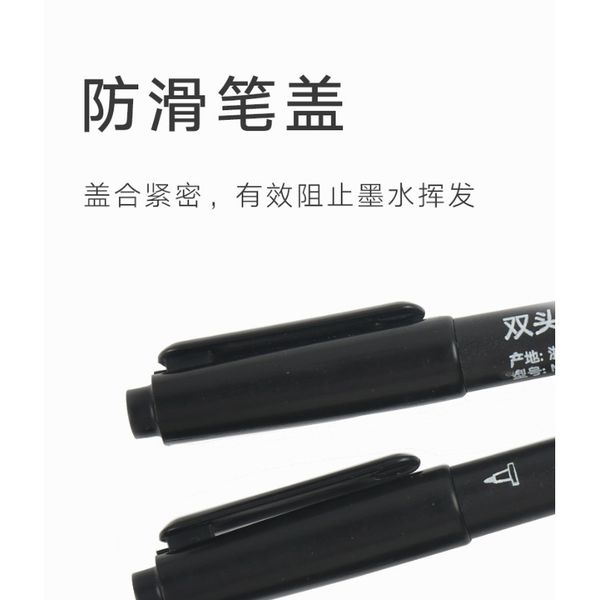 

touch mark двойная головка 0,8 мм 2,0 мм черный постоянный художественный рисунок маркер ручка школьные офисные канцтовары f sqcfin pp2006, Blue;orange