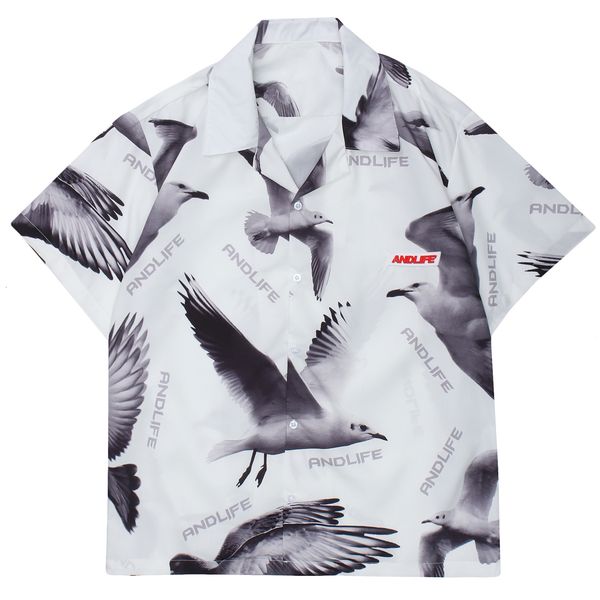 

new hip hop shirts men women 2021 summer peace dove print harajuku oversized short sleeve shirt casual streetwear cotton loose 0ieo, White