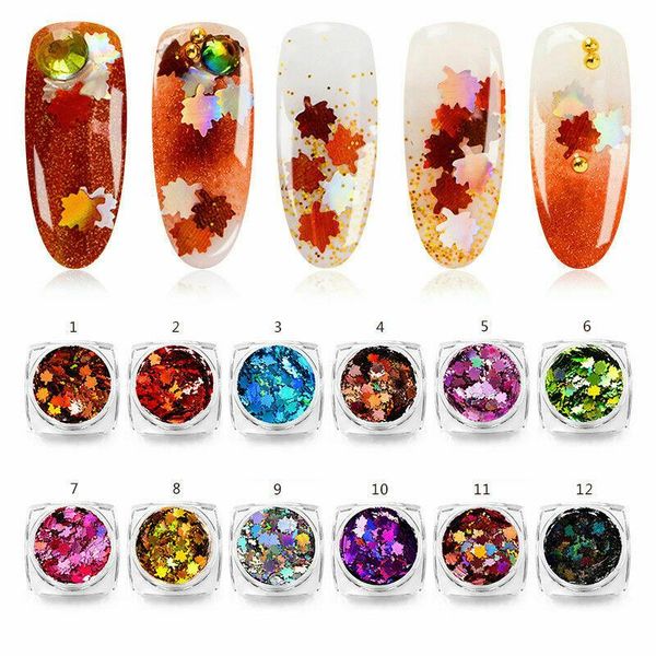 

stickers & decals nail glitter sequins christmas 3d art decoration, Black