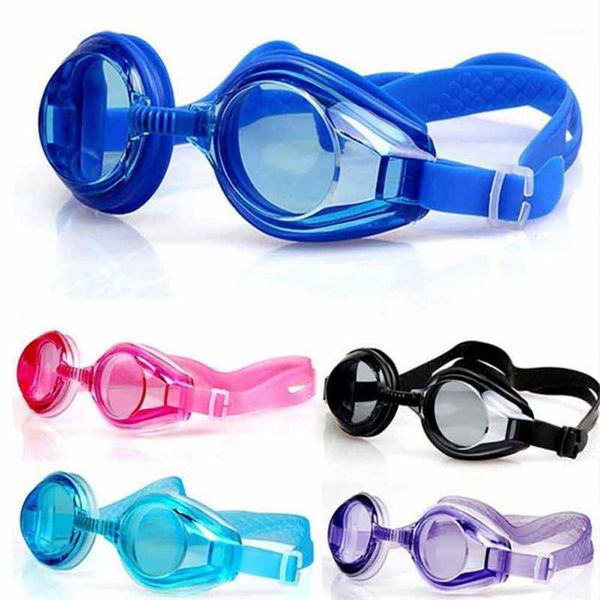 

swimming goggles kids high definition waterproof anti-fog lens glasses boys girls adjustable eyewear sportswear accessories1