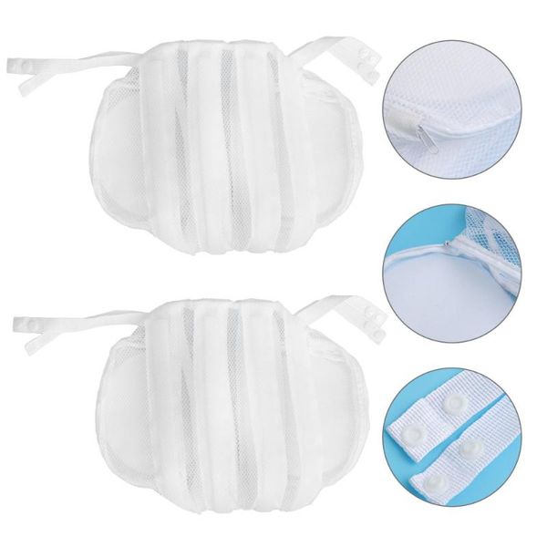 

2 шт. прочное нижнее белье стиральная сумка стиральная сумка drawstring сумка для стирки сумка для умывальника для бюстгальтера домашнего бе