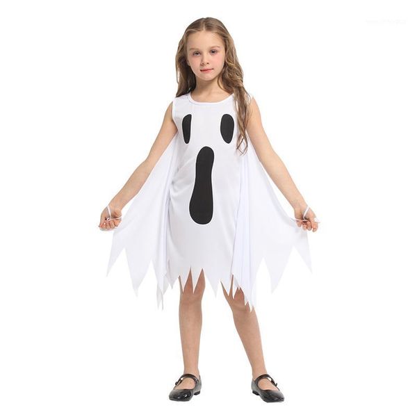 

theme costume huihonshe selling children halloween skeleton cosplay skull ghost dress clothes devil kids girl carnival masquerade1, Black;red