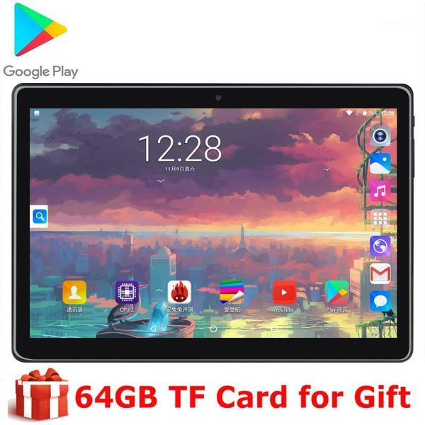 

tablet pc children's 10 inch original phone dual camera sim card android 9.0 os wifi gps with gift1