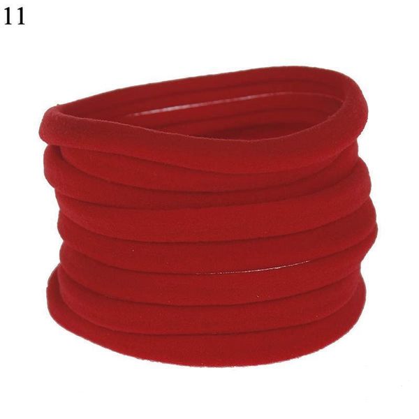 

10pc baby soft skinny nylon headbands elastic hair bands diy cute lovely solid color girls kids seamless hair accessories gifts q bbyhbt