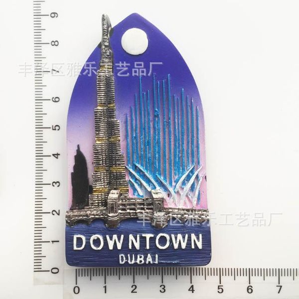 

world tourist dubai souvenirs at the burj khalifa dubai camel resin decorative magnets kitchen accessories decoration home wmtfaa
