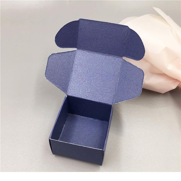 

50pcs small square colorful kraft paper carton box small gift packaging box wedding party festival favor wrappin bbydep