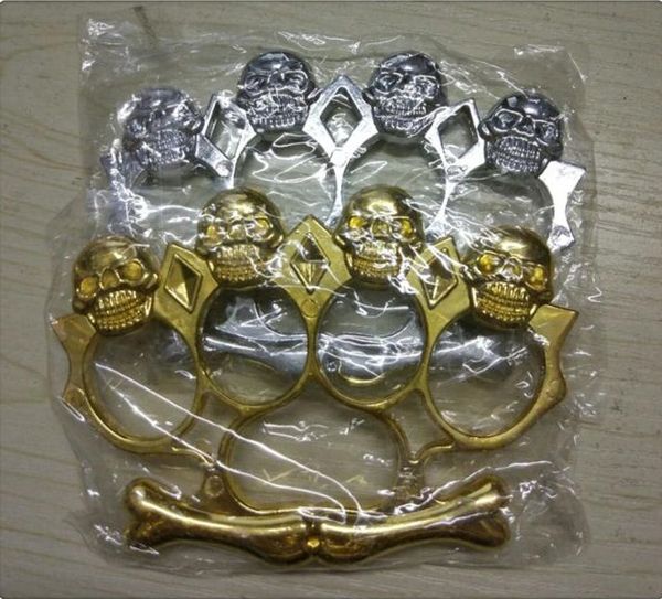 

new usa death squads steel brass steel ghost brass knuckle dusters black gold silver45354