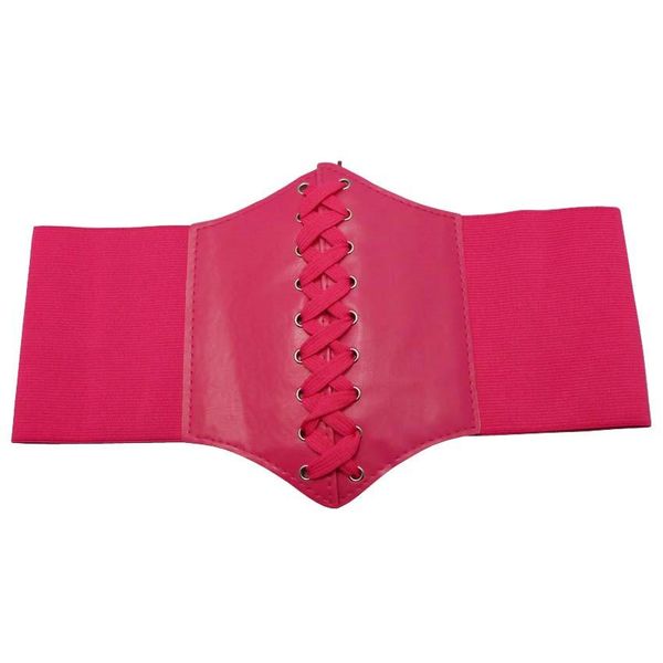 

wide belt knitted elastic strap for women cummerbunds fashion waistbands decoration clothing waistband corset bodycon slim black wmtyvd, Black;brown