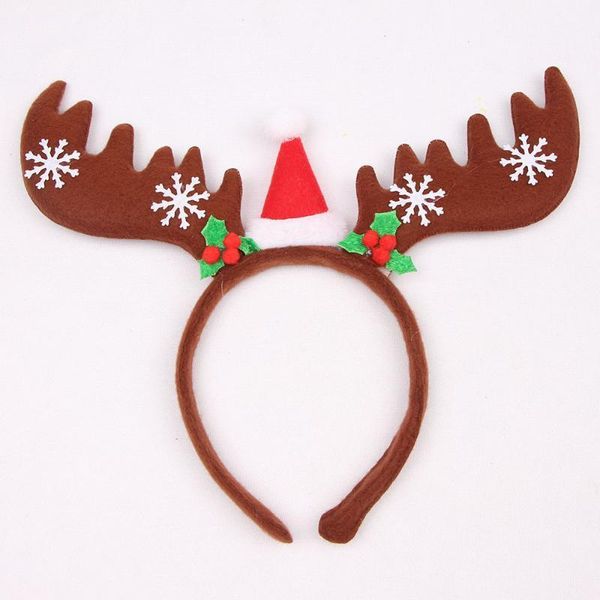 

kid lady christmas xmas reindeer deer long antler ear party hair band headband1