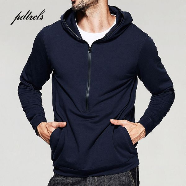 

режим hoge kwaliteit eenvoudige moderne stijlvolle jogger mannen с капюшоном с капюшоном herfst toevallige mannelijke solid trui с капюшоном, Black;white