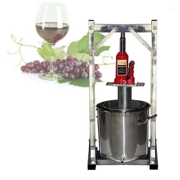 

12l commercial hand fruit juice cold press juicing machine 304 stainless steel jack manual grape pulp juicer machine1