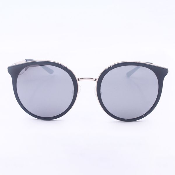 

retro round acetate and metal frame sunglasses for men women