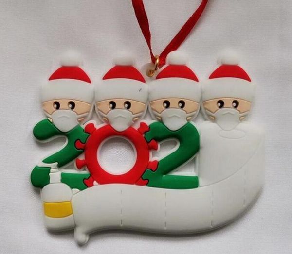 

factoryblhqgift pendent pvc tree 2020 quarantine christmas decoration snowman family of ornament with mask hand sanitize