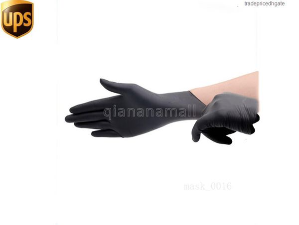 

universal disposable latex 200 kitchen black nitrile gloves left and right hand fast 100pcs shipping y200421 yryr
