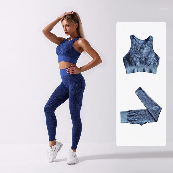 

yoga outfits seamless set women snake print workout clothes vest bra high waist leggings sport wear fitness gym outfit 2pieces1, White;red