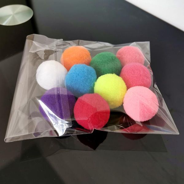 

10\20\30 pcs funny cat toys stretch plush ball for dog creative colorful interactive cat toy pet exercise toys for cats pet q wmtojw