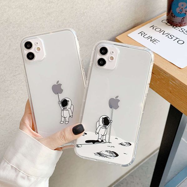 

3lunar astronauts for vip 12 mini pro case 11 xr x xs max creative personality fall proof 8plus 7p / se2cf1