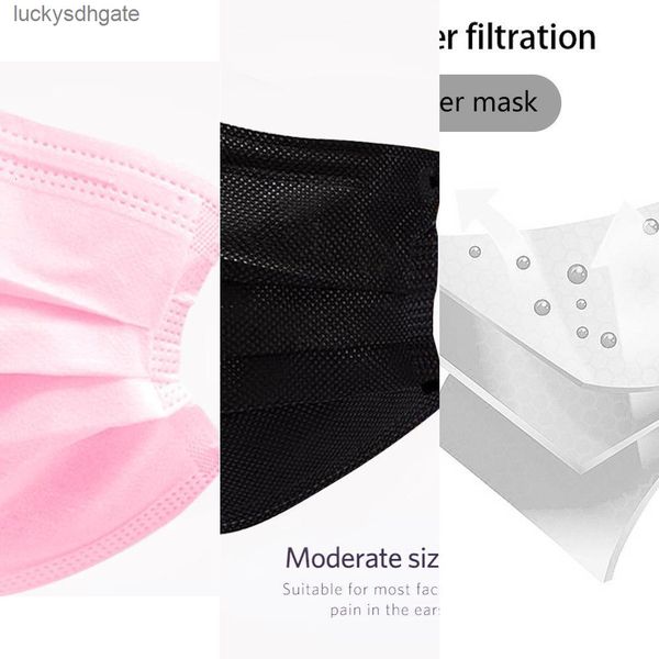 

factoryrk77stock with wholesale mascherine disposable elastic face masks ear loop mascarilla desechable fam gvhs