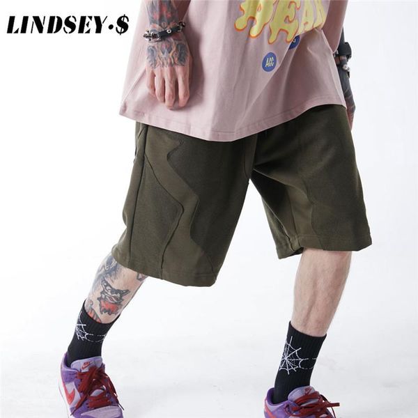 

lindsey seader casual shorts men summer cotton linen fashion male shorts mens short pants streetwear man1, White;black