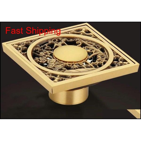 

new euro floor drains antique brass shower floor drain bathroom deodorant euro square floor drain s qylgjl new_dhbest