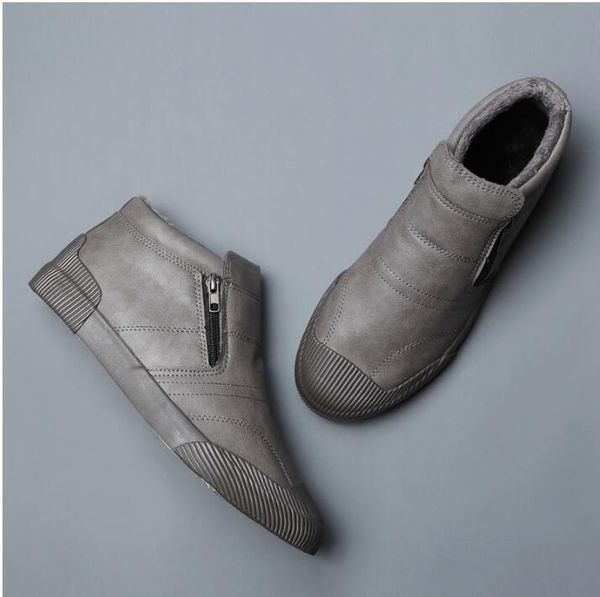 

2020 trend new youth male cotton high-slip to help snow shoes t0pq, Black